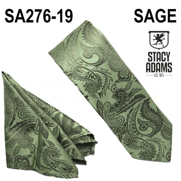 Stacy Adams Tie Stacy Adams Reg Paz sa276-19 Sage