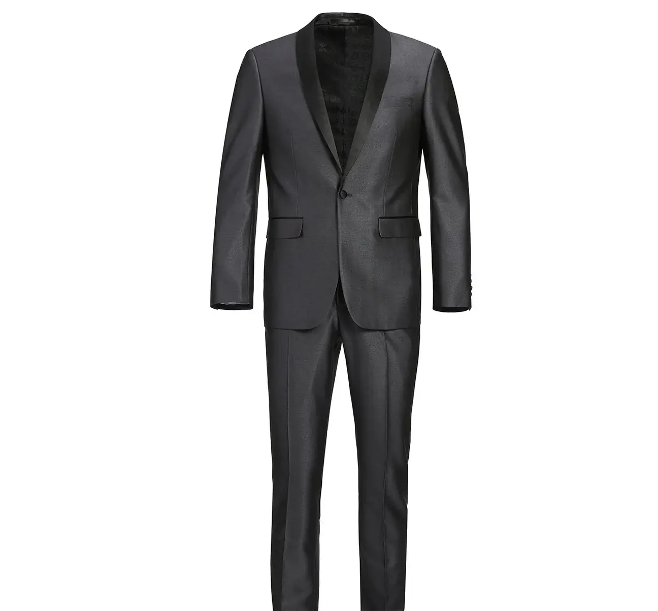 Renoir Novara Tux Shawl Lapel 201-17 Charcoal