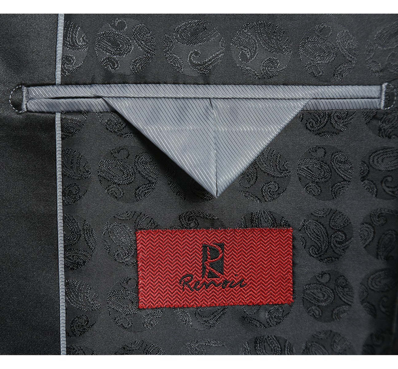Renoir Novara Tux Shawl Lapel 201-17 Charcoal