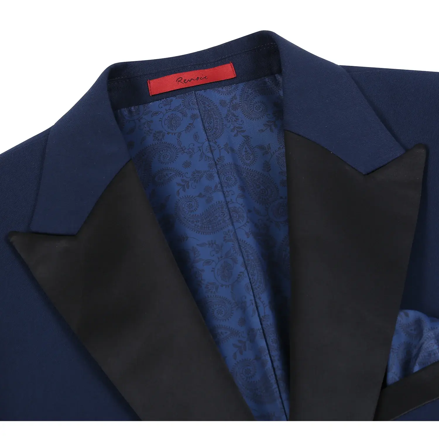 Renoir Novara Tux Peak Lapel Slim Fit 201-19 New Navy