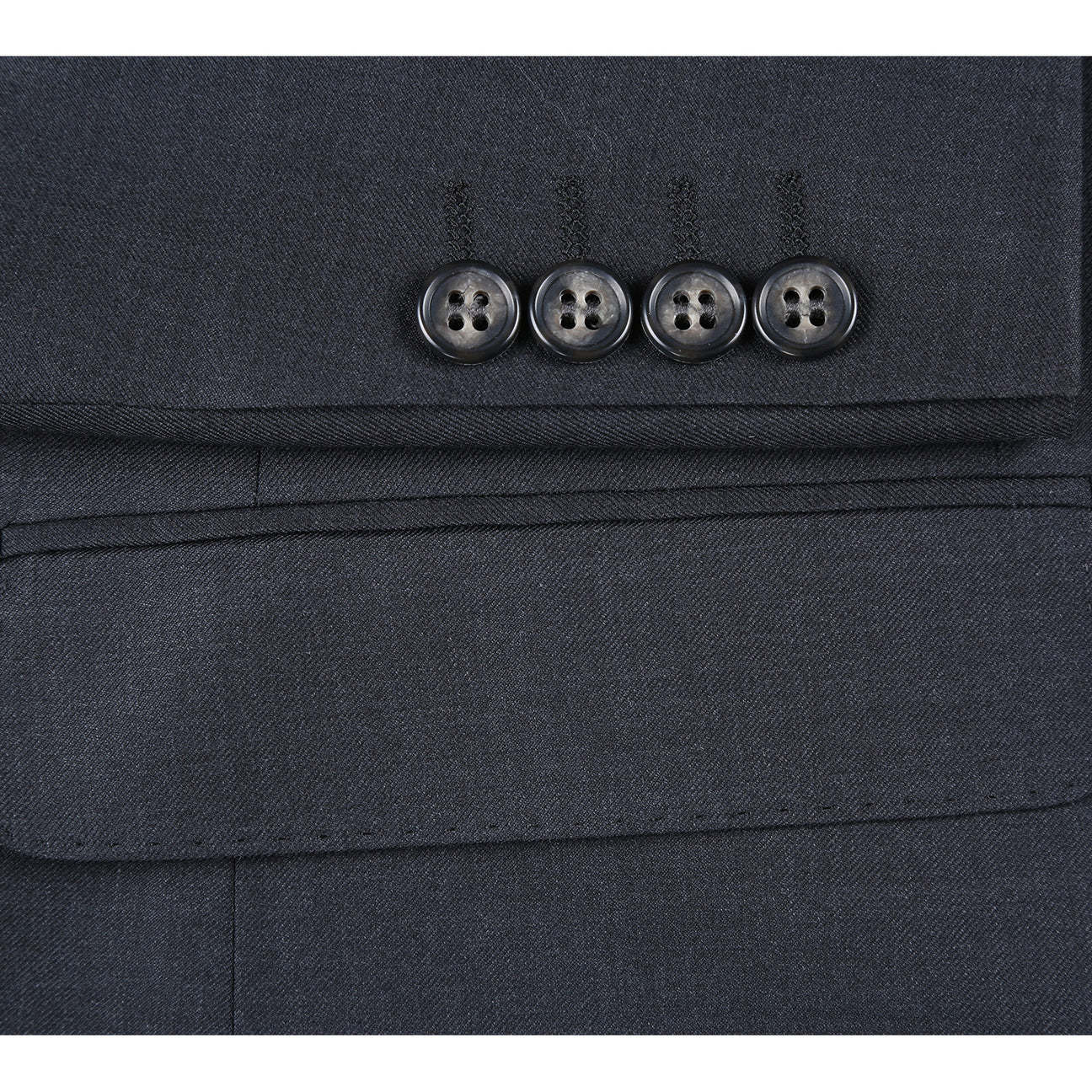 Renoir Novara Suit Rivelino ModernFit S150's rhc100-3 Charcoal
