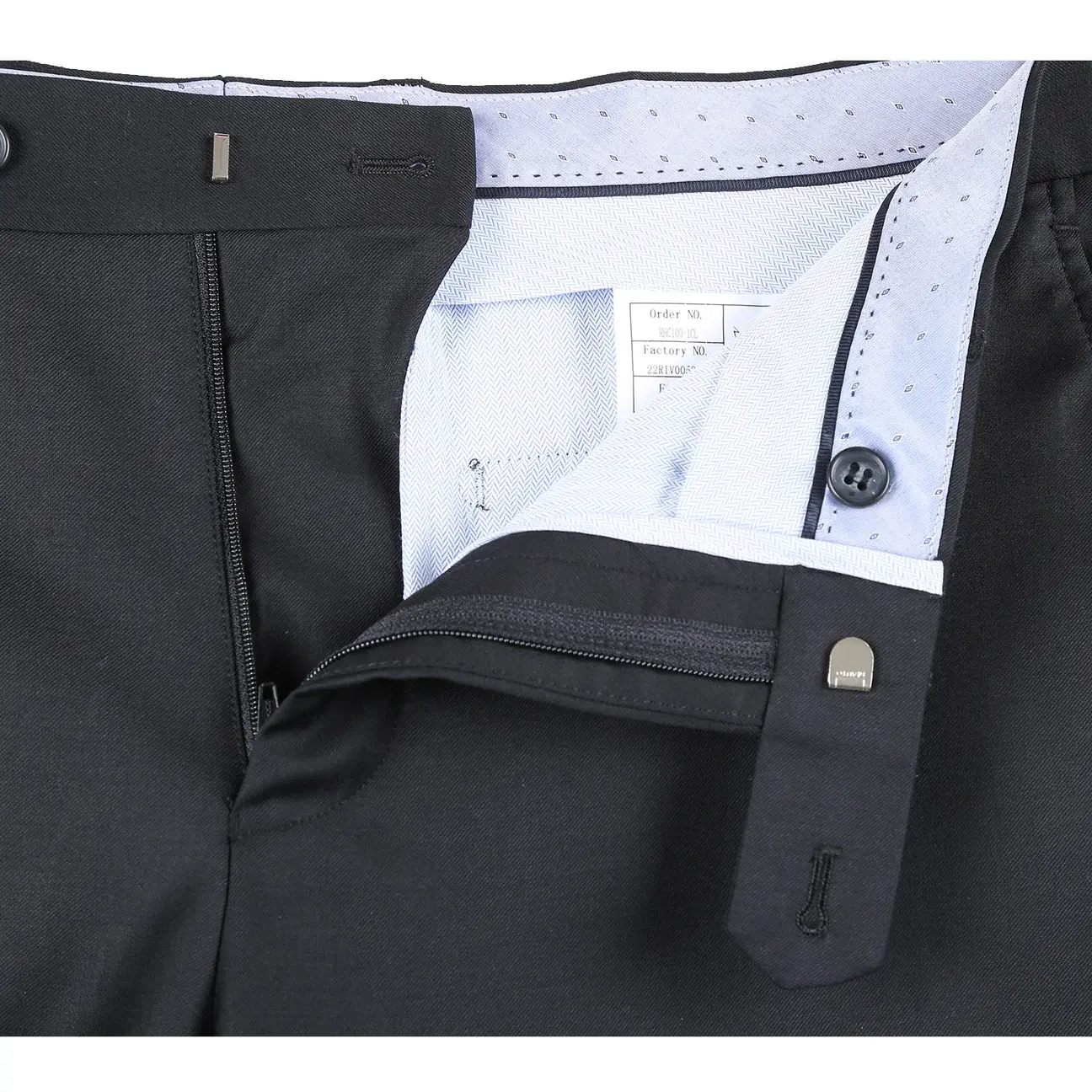 Renoir Novara Suit Rivelino ModernFit S150's rhc100-1 Black