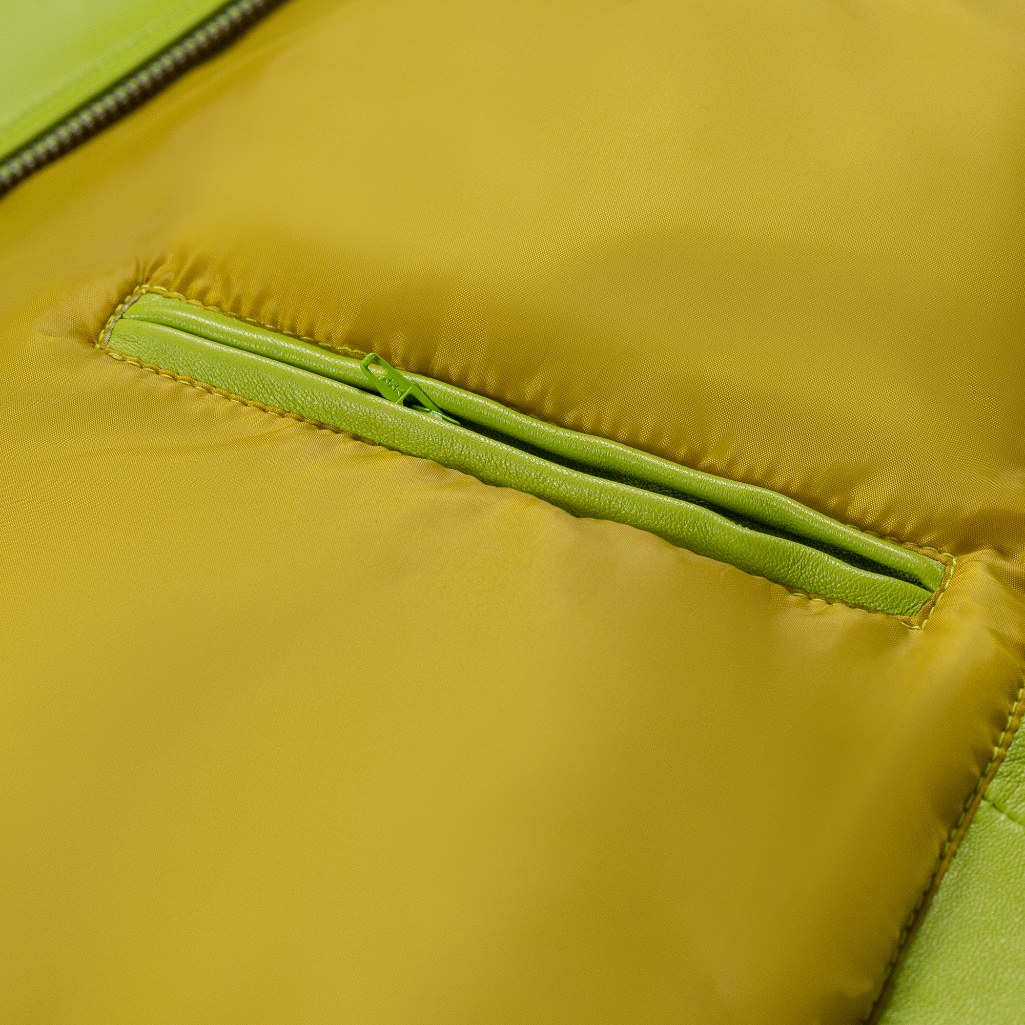 jackwood Genuine Lambskin Leather Baseball Varsity Jacket 1051 Lime Green