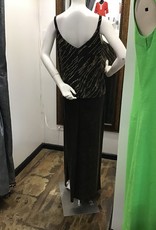 Alex Evenings Alex Evenings 90's evening dress gold and black