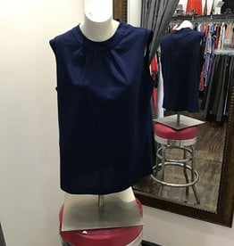 70's Navy sleeveless top Large