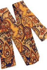 Fashion scarf orange with floral detail