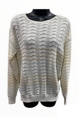 Jolie 80s wavy sweater sz M