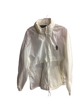 Woolrich 80s white windbreaker sz M