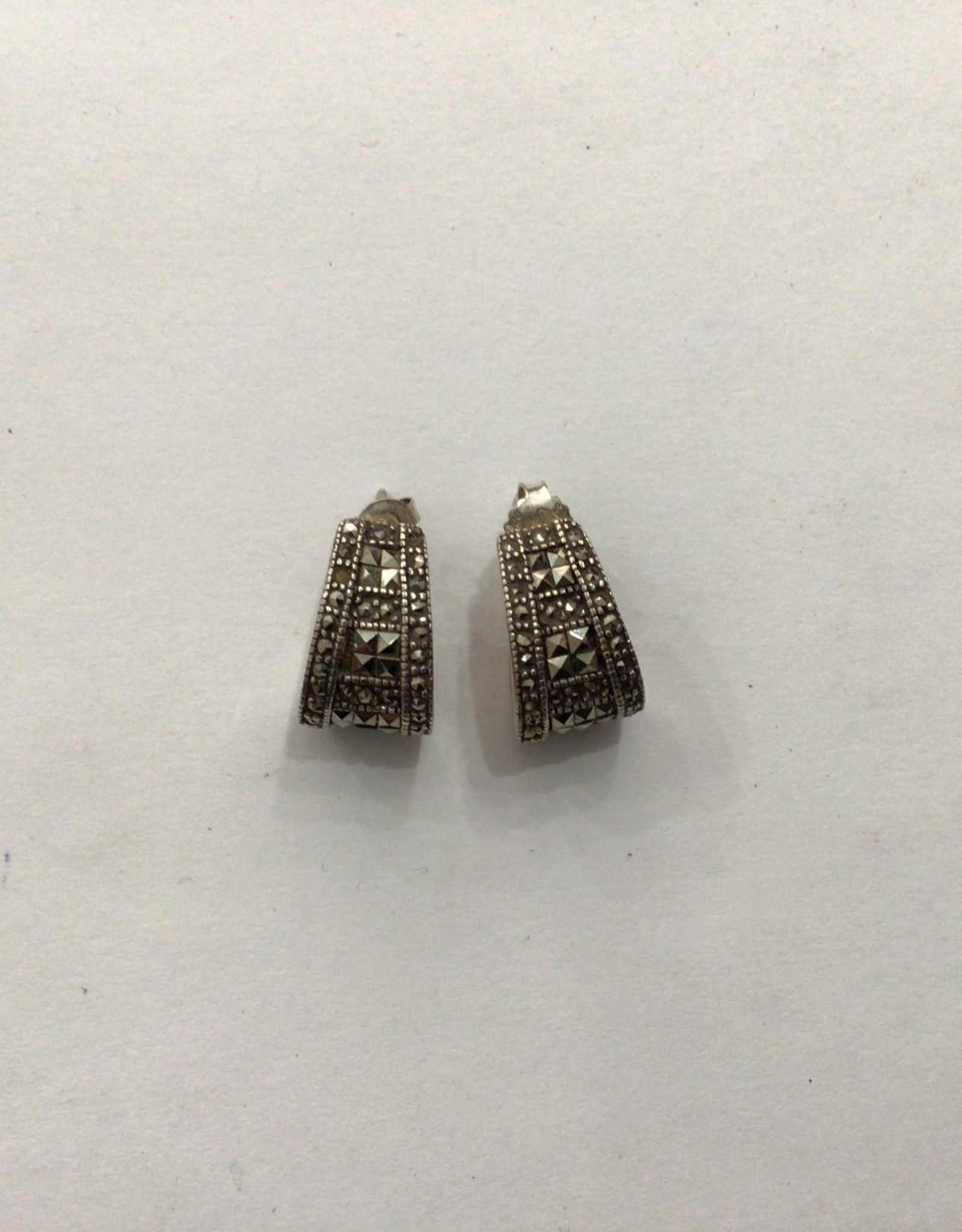 sterling & marcasite earrings