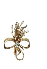 Sarah Coventry 50s Rindstone bouquet brooch