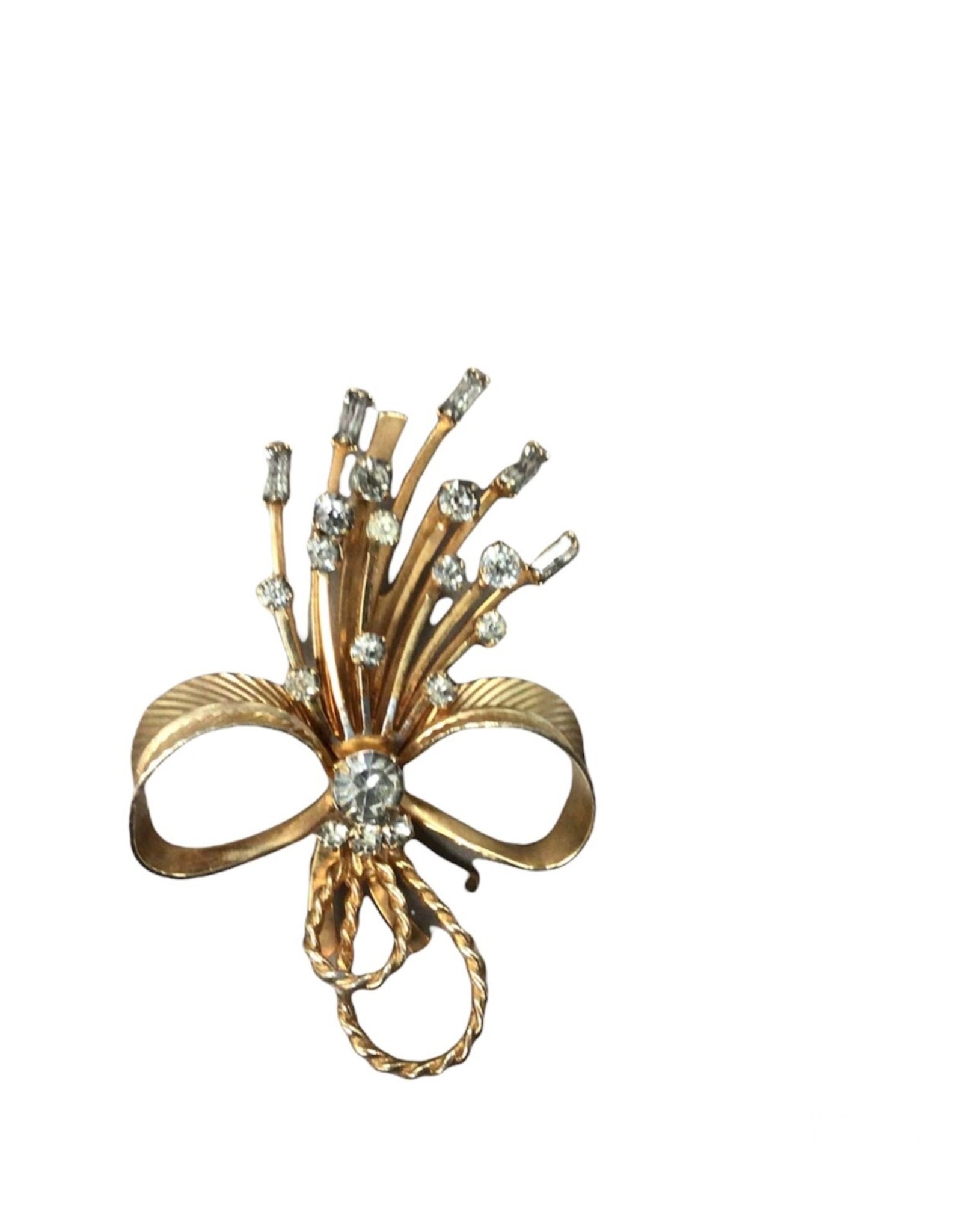 Sarah Coventry 50s Rindstone bouquet brooch