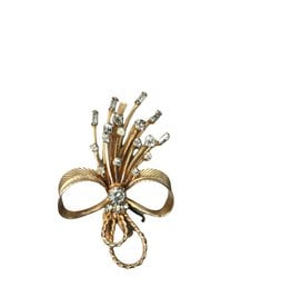 Sarah Coventry 50s Rindstone bouquet brooch