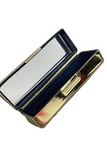 Lipstick Holder Jewel and enamel top mirror interior