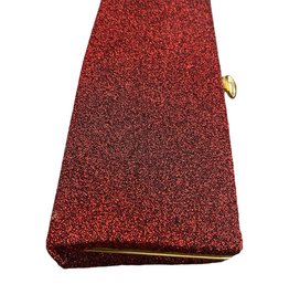 60s Red Sparkle Clutch