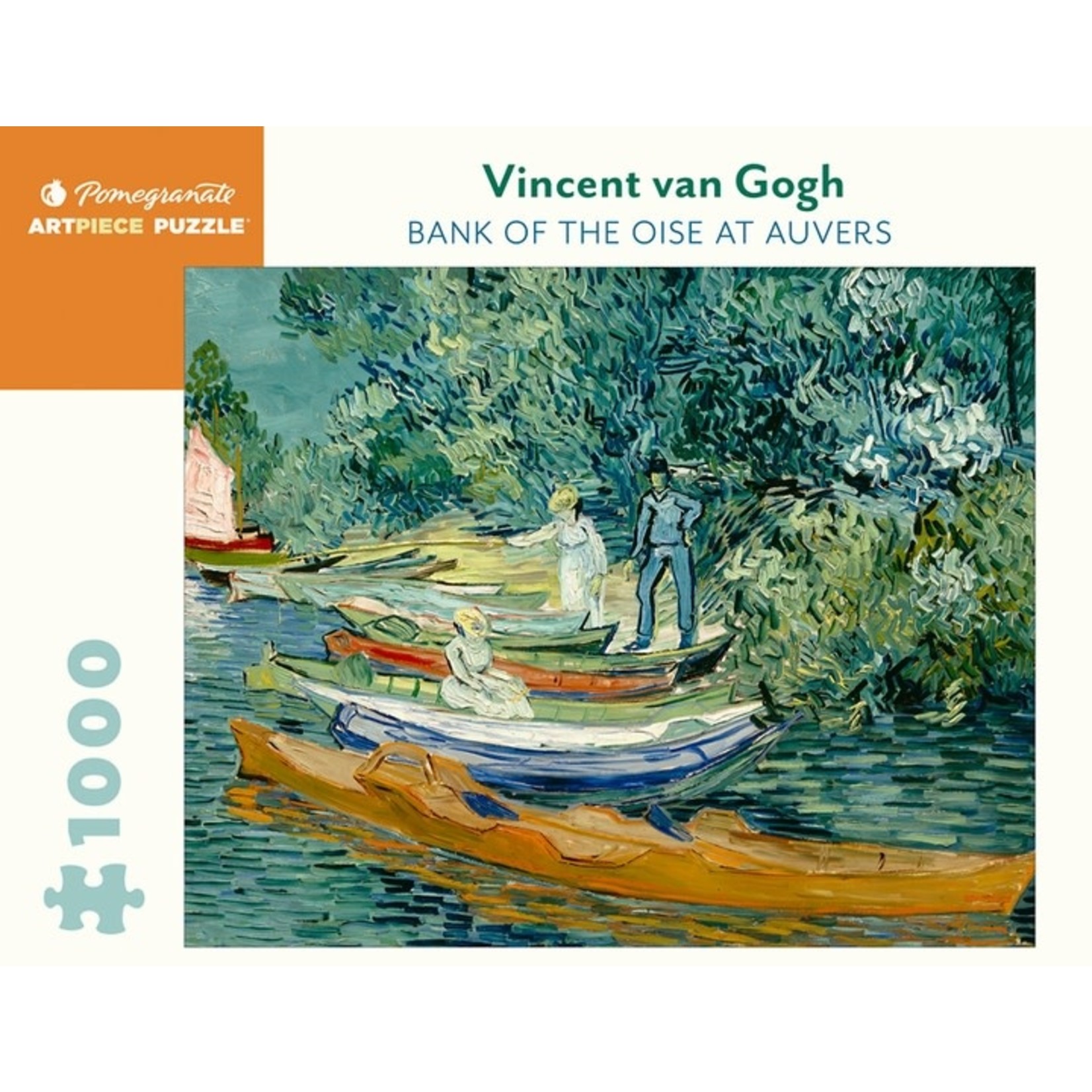 Pomegranate Puzzles Bank of the Oise At Auvers, Vincent Van Gogh 1000pc