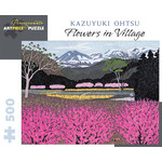 Pomegranate Puzzles Flowers in Village, Kazuyuki Ohtsu 500pc