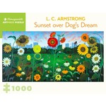Pomegranate Puzzles Sunset over Dog's Dream 1000pc