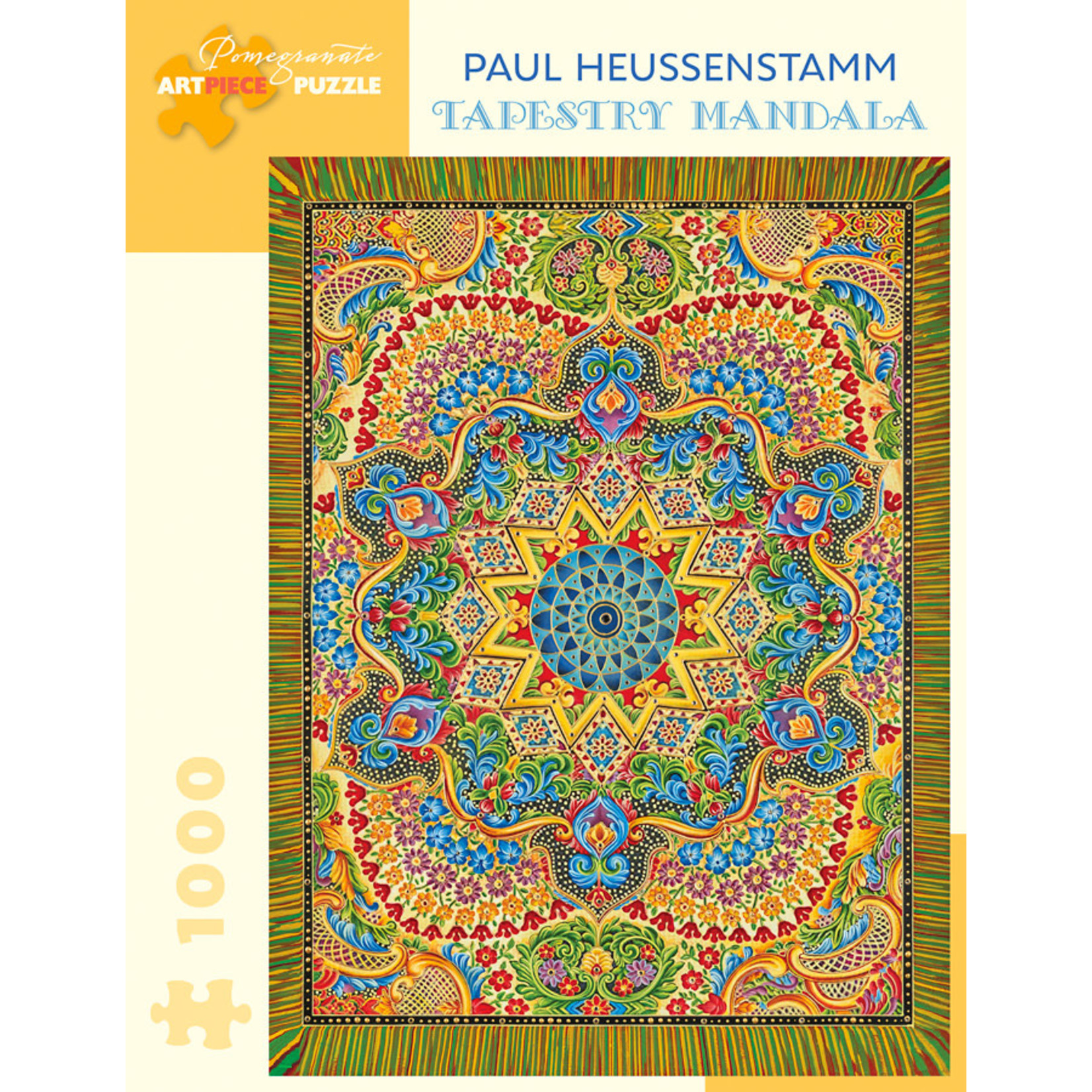 Pomegranate Puzzles Tapestry Mandala, P. Heussenstamm 1000pc
