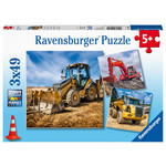 Ravensburger Diggers at Work 3 x 49pc