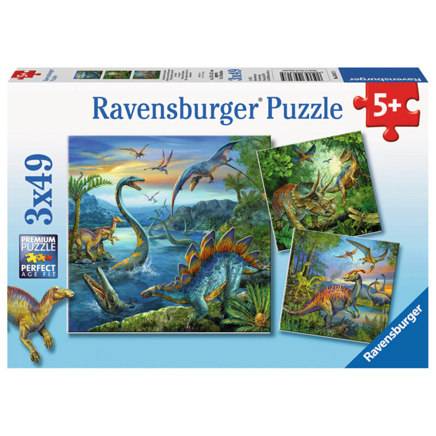 Ravensburger Dinosaur Fascination 3x 49pc