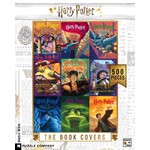 New York Puzzle Co Harry Potter: Book Cover Collage 500pc