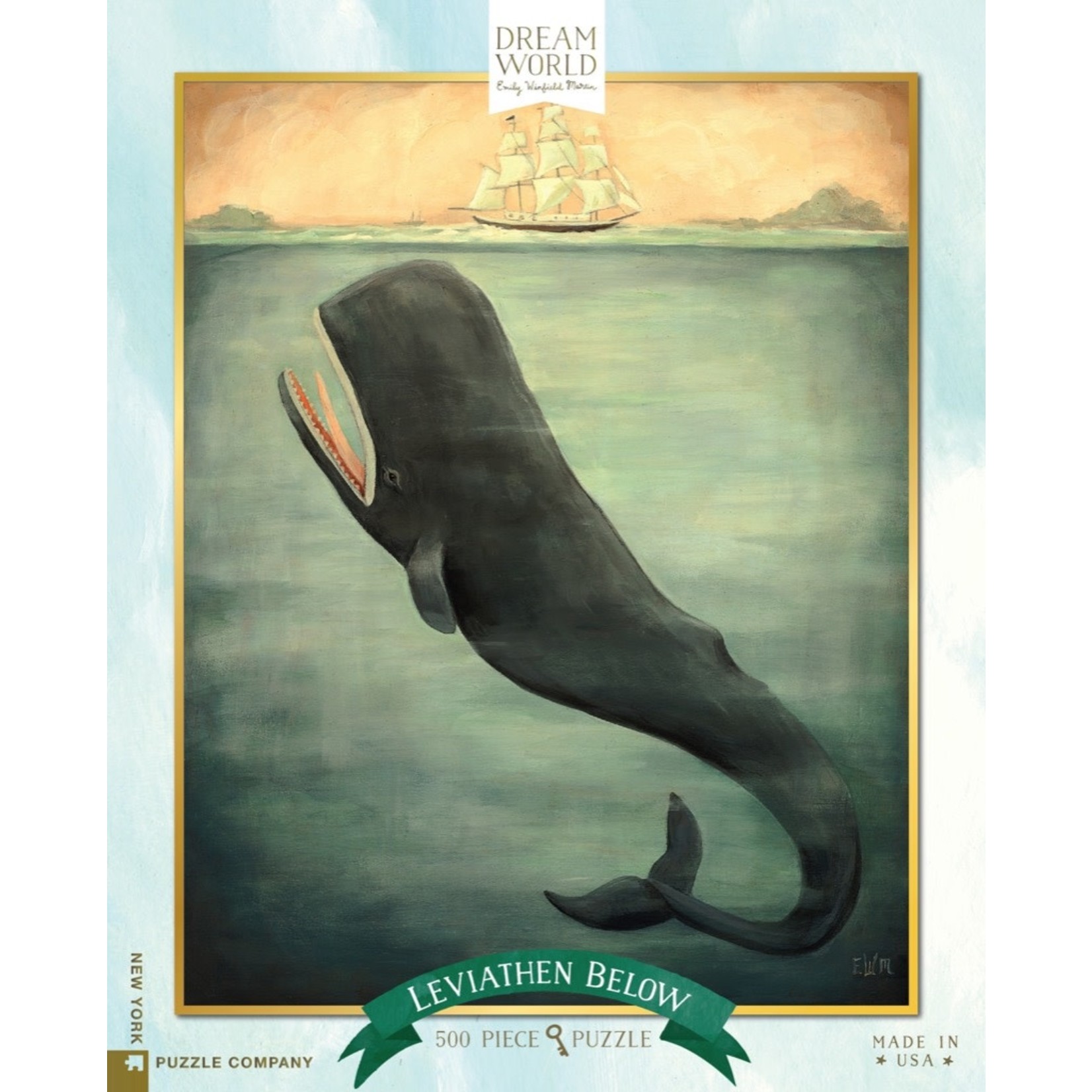 New York Puzzle Co Dream World: Leviathan Below 500pc