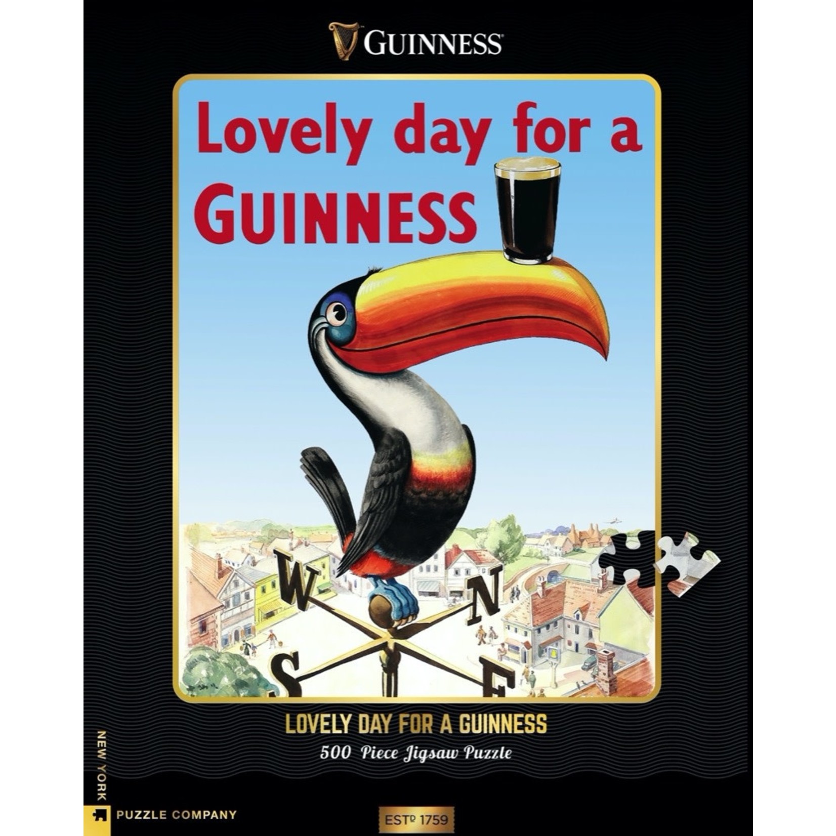New York Puzzle Co Guiness: Lovely Day for a Guinness 500pc