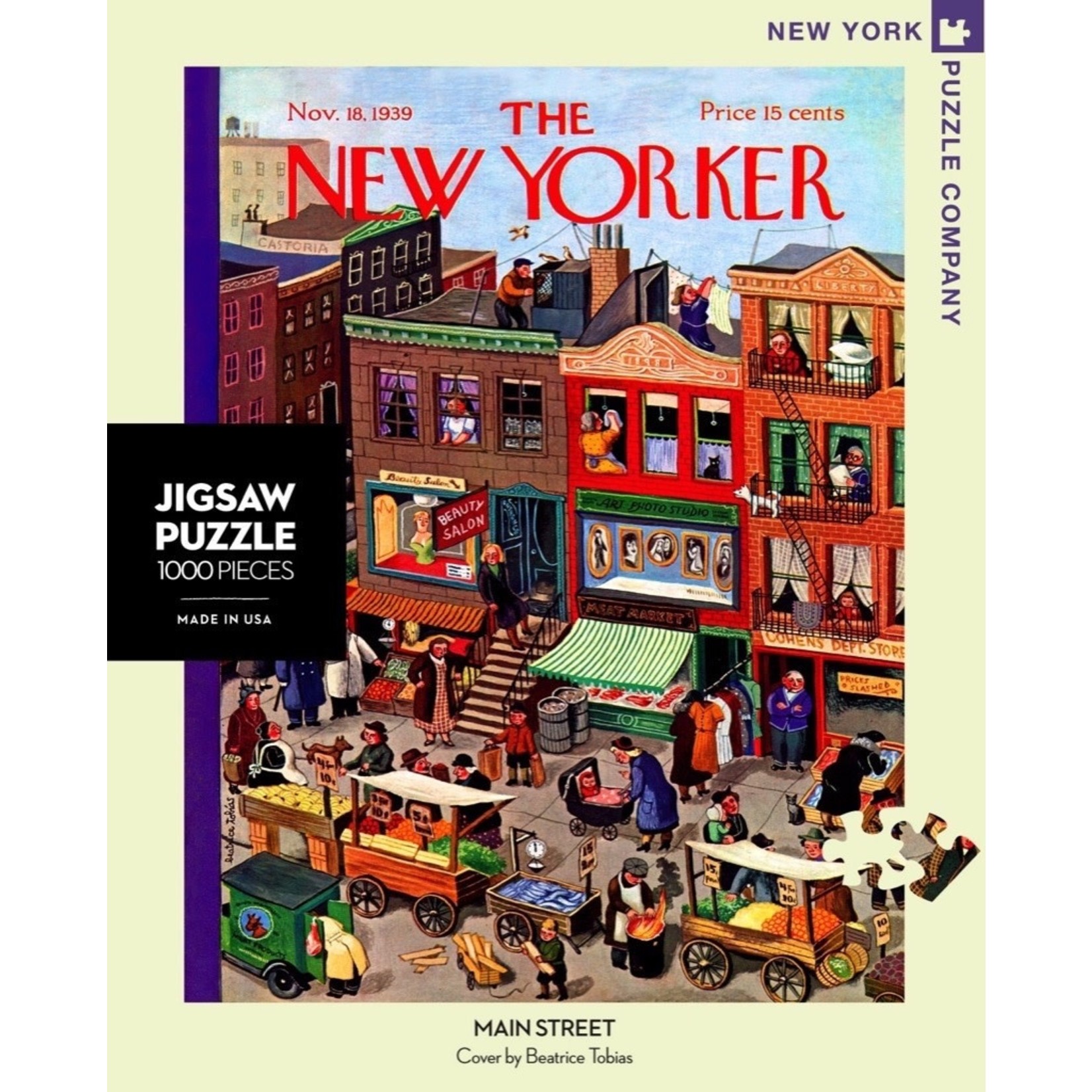 New York Puzzle Co NY: Main Street 1000pc