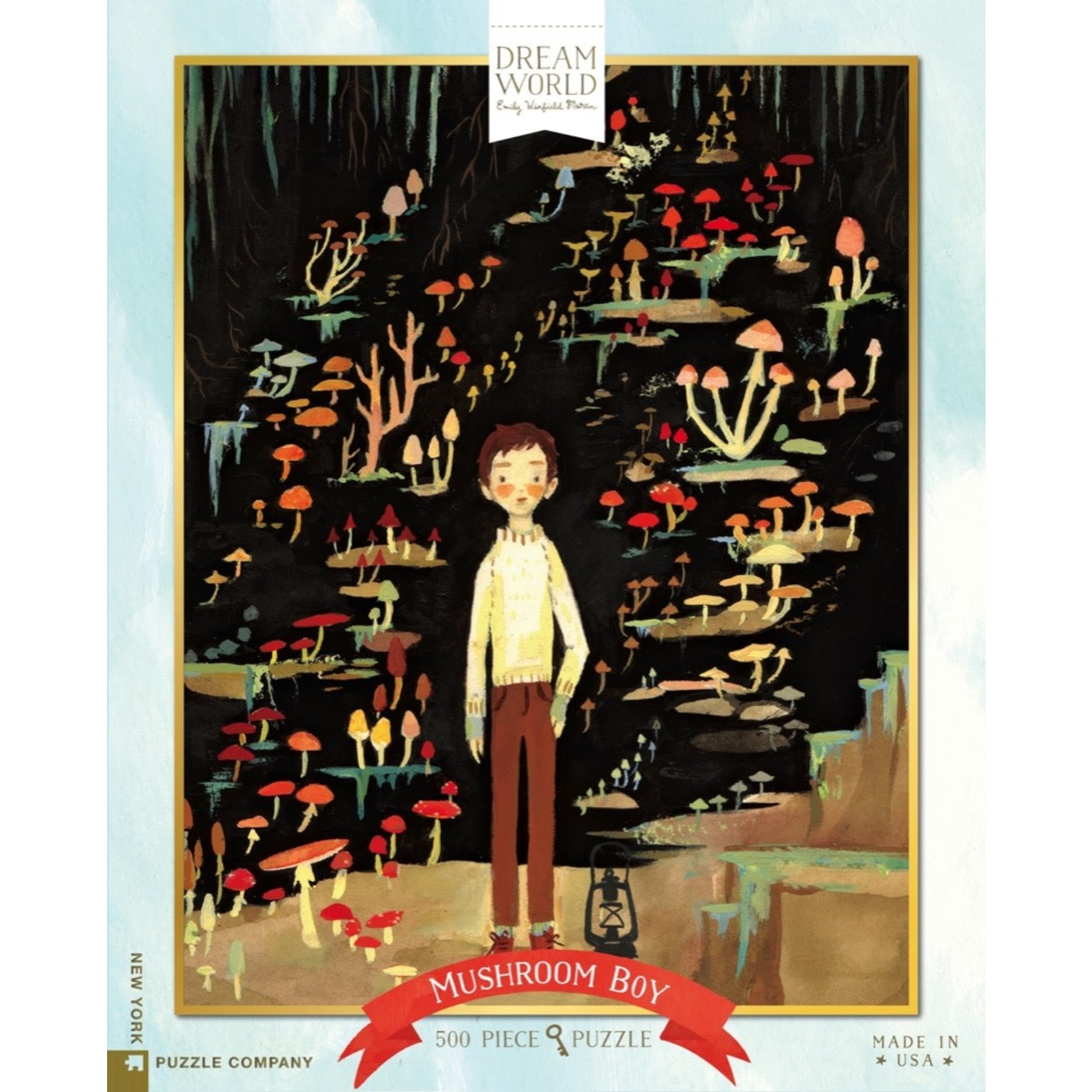 New York Puzzle Co Dream World: Mushroom Boy 500pc