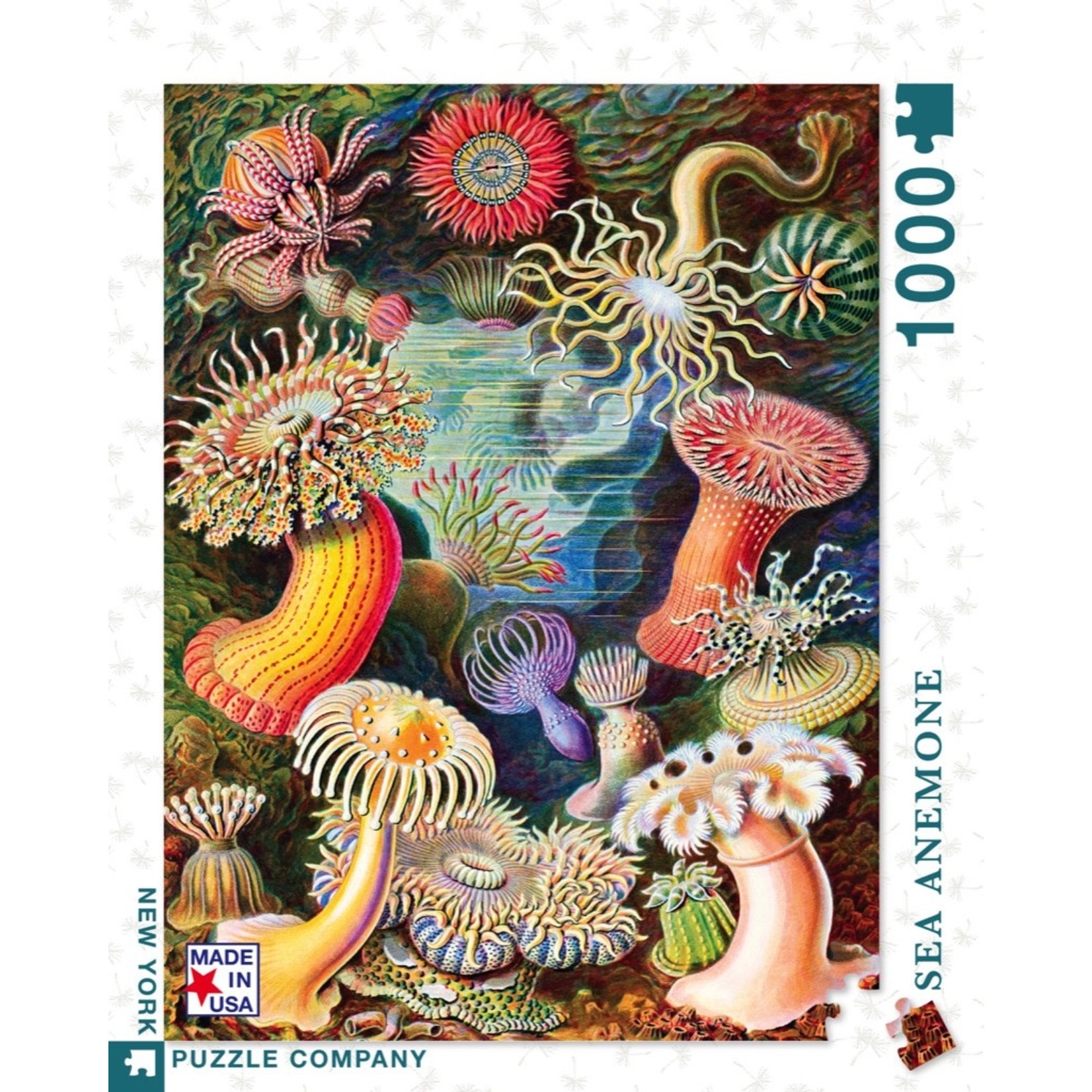 New York Puzzle Co Vintage: Sea Anemones 1000pc