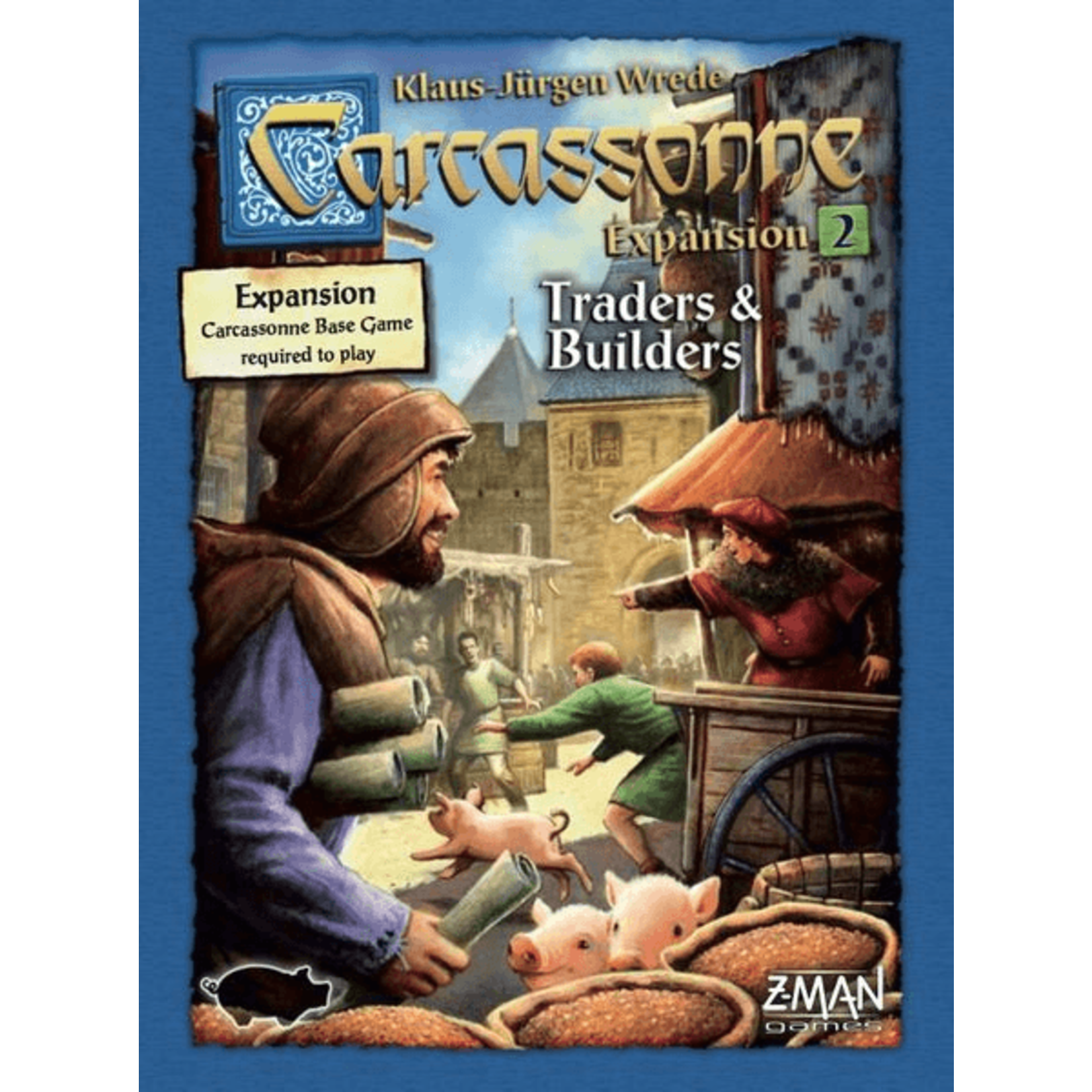 Z-Man Games Carcassonne Exp 2: Traders & Builders