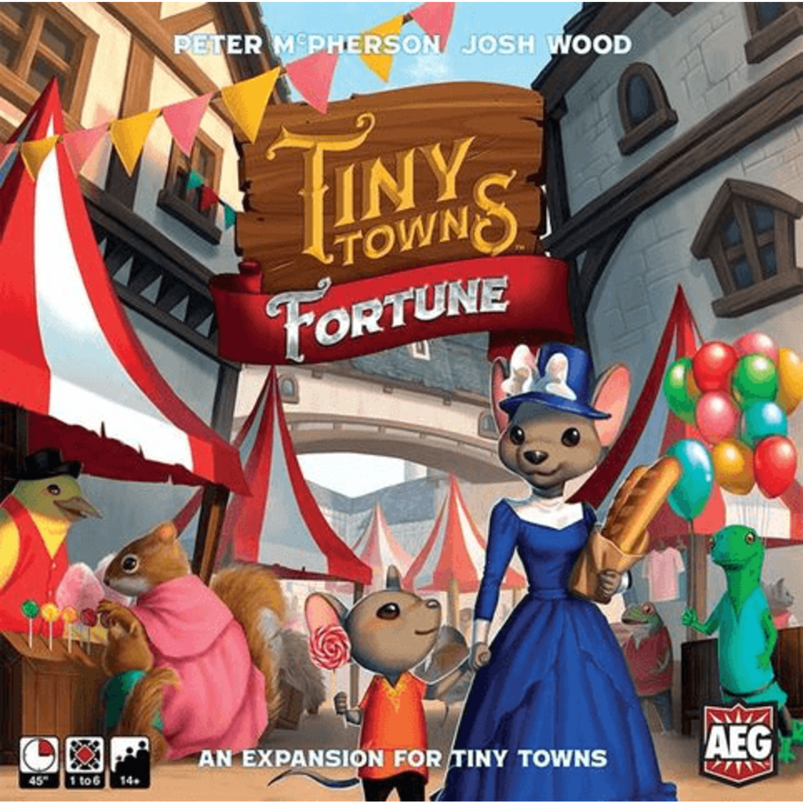 Alderac (AEG) Tiny Towns: Fortune Exp