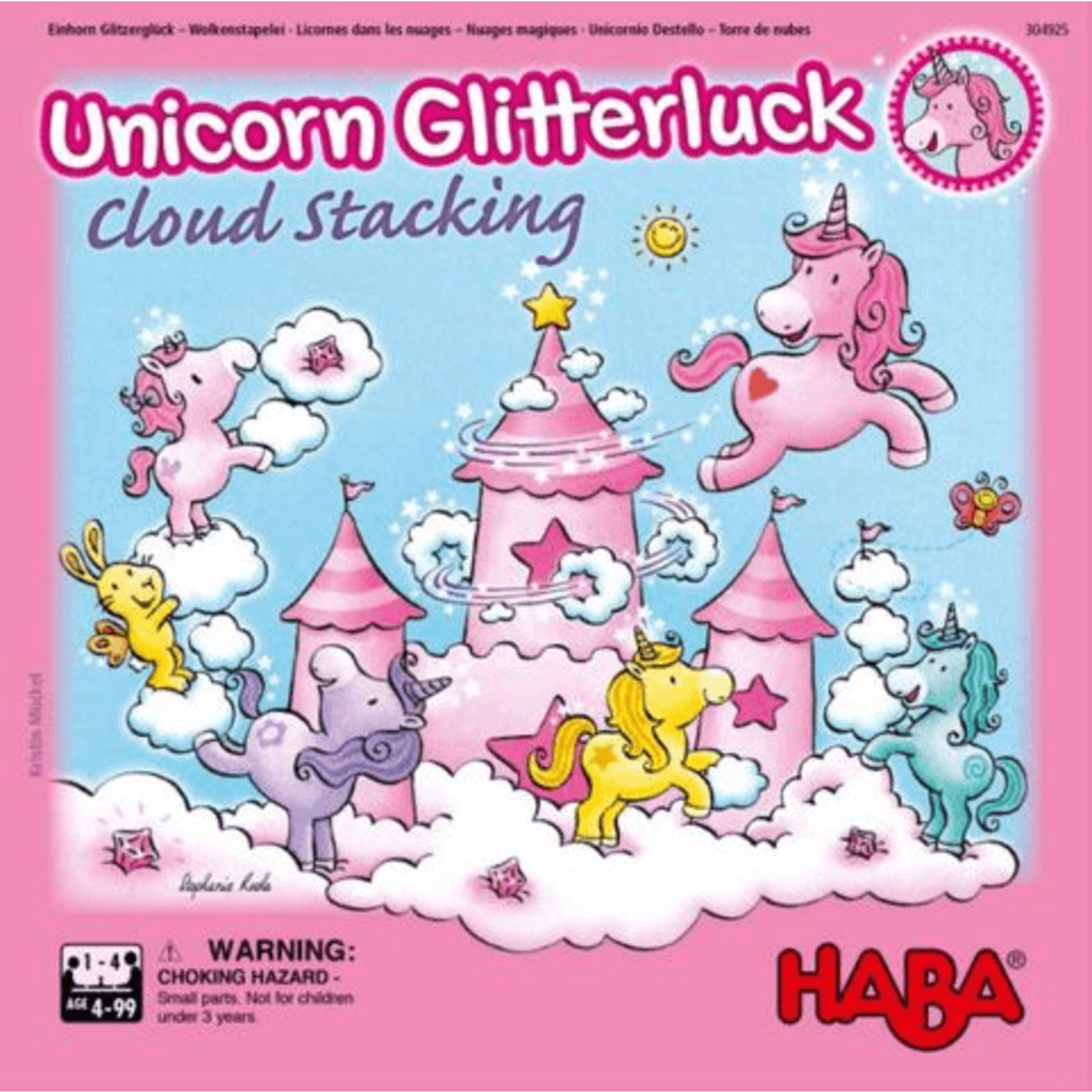 Haba Unicorn Glitterluck: Cloud Stacking