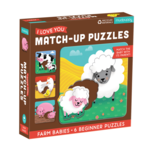 Mudpuppy Match Up: Farm Babies 4x 2pc