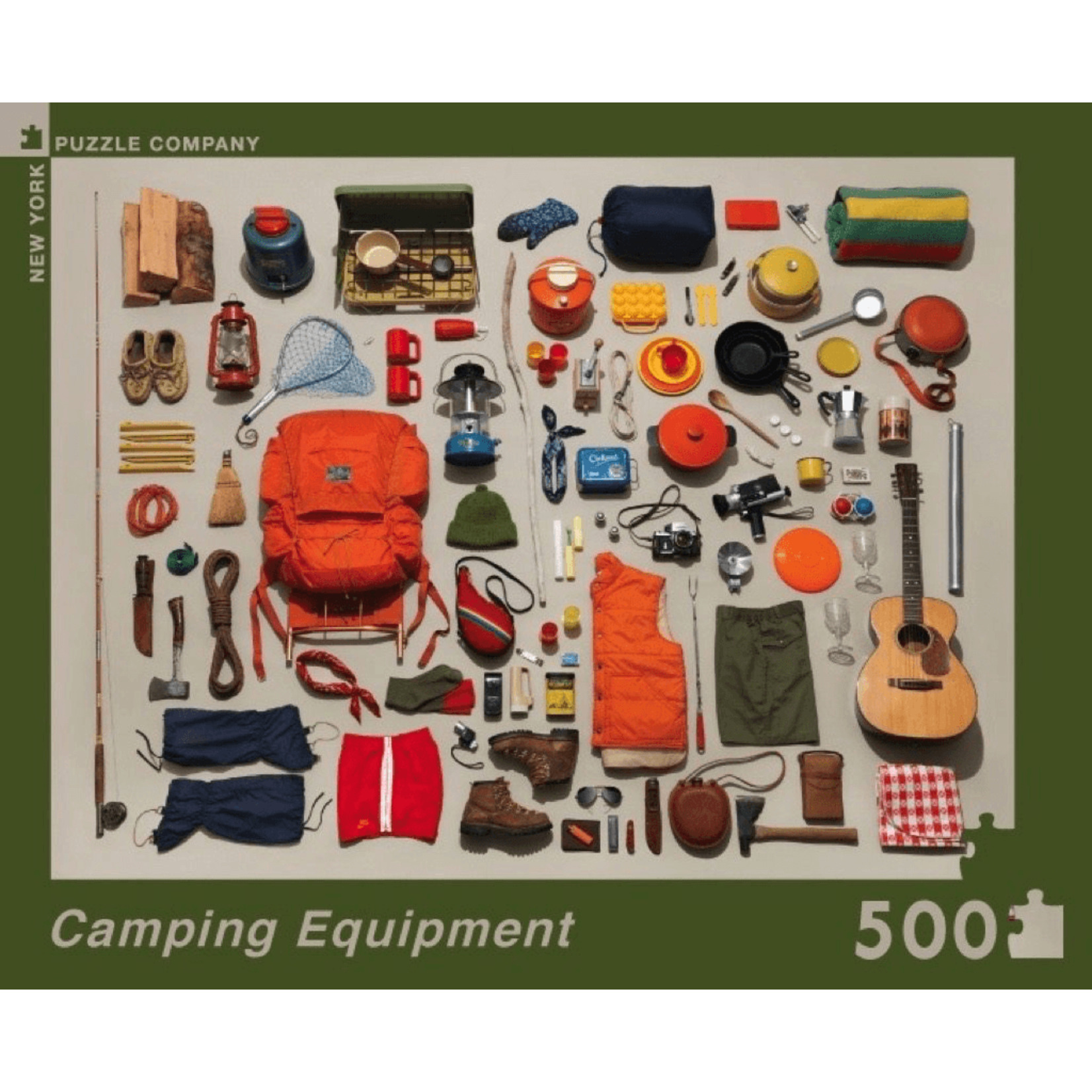 New York Puzzle Co Jim Golden: Camping Equipment 500pc