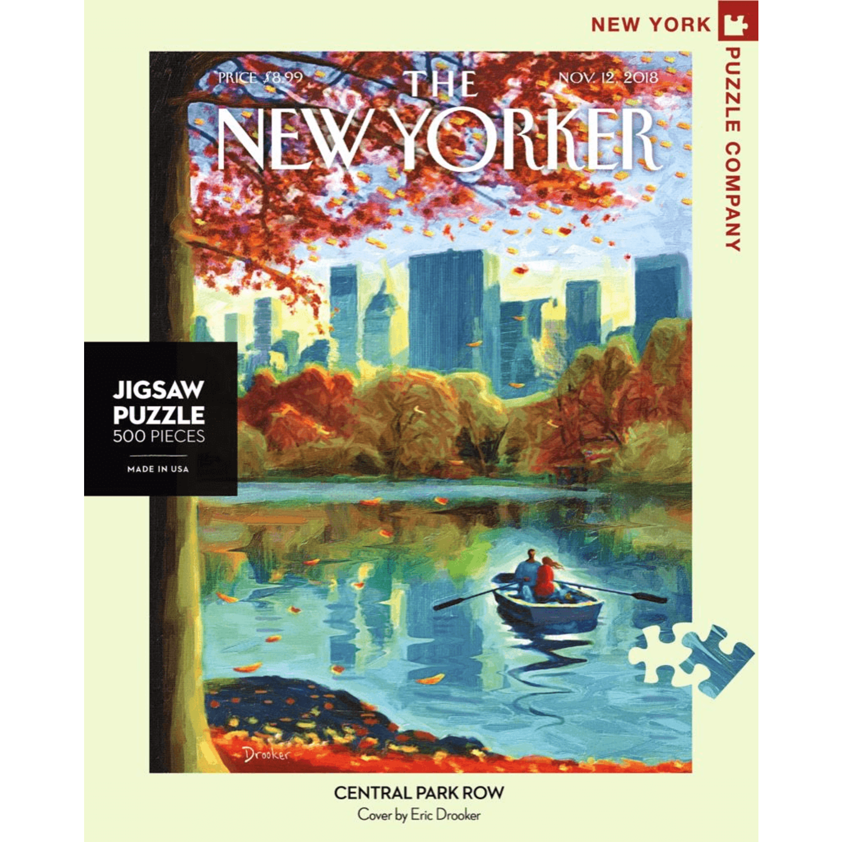 New York Puzzle Co NY: Central Park Row 500pc
