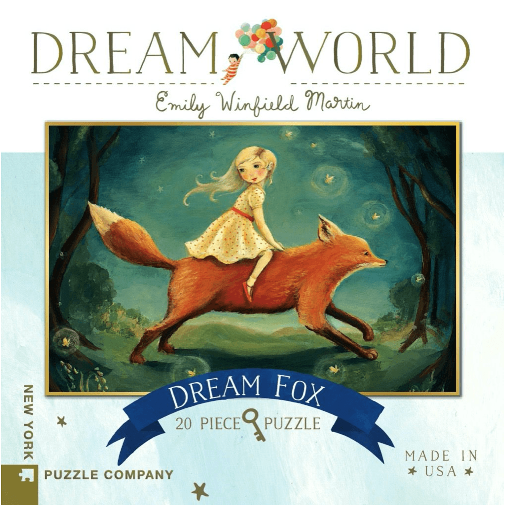 New York Puzzle Co DW: Dream Fox 20pc