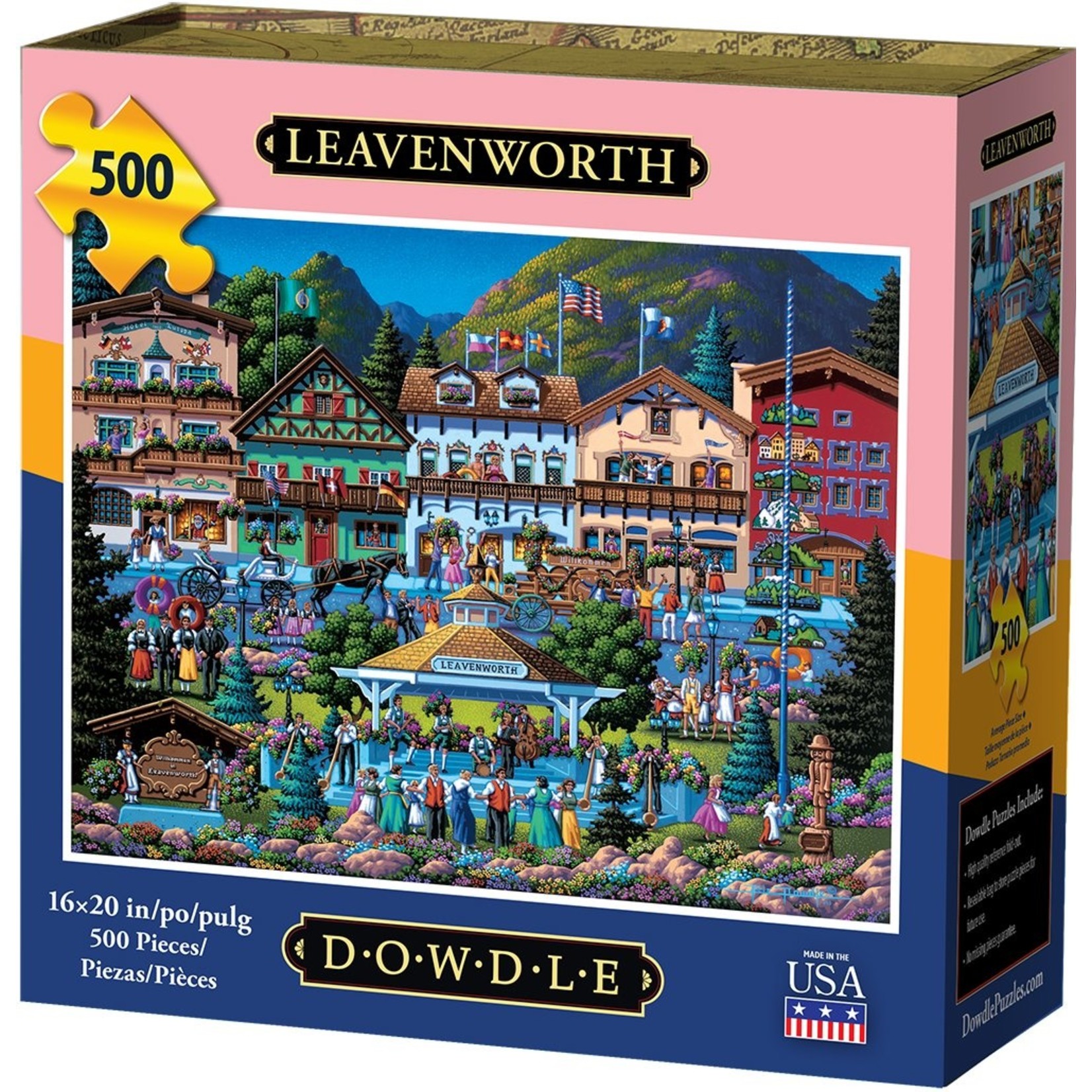 Dowdle Folkart Leavenworth 500pc