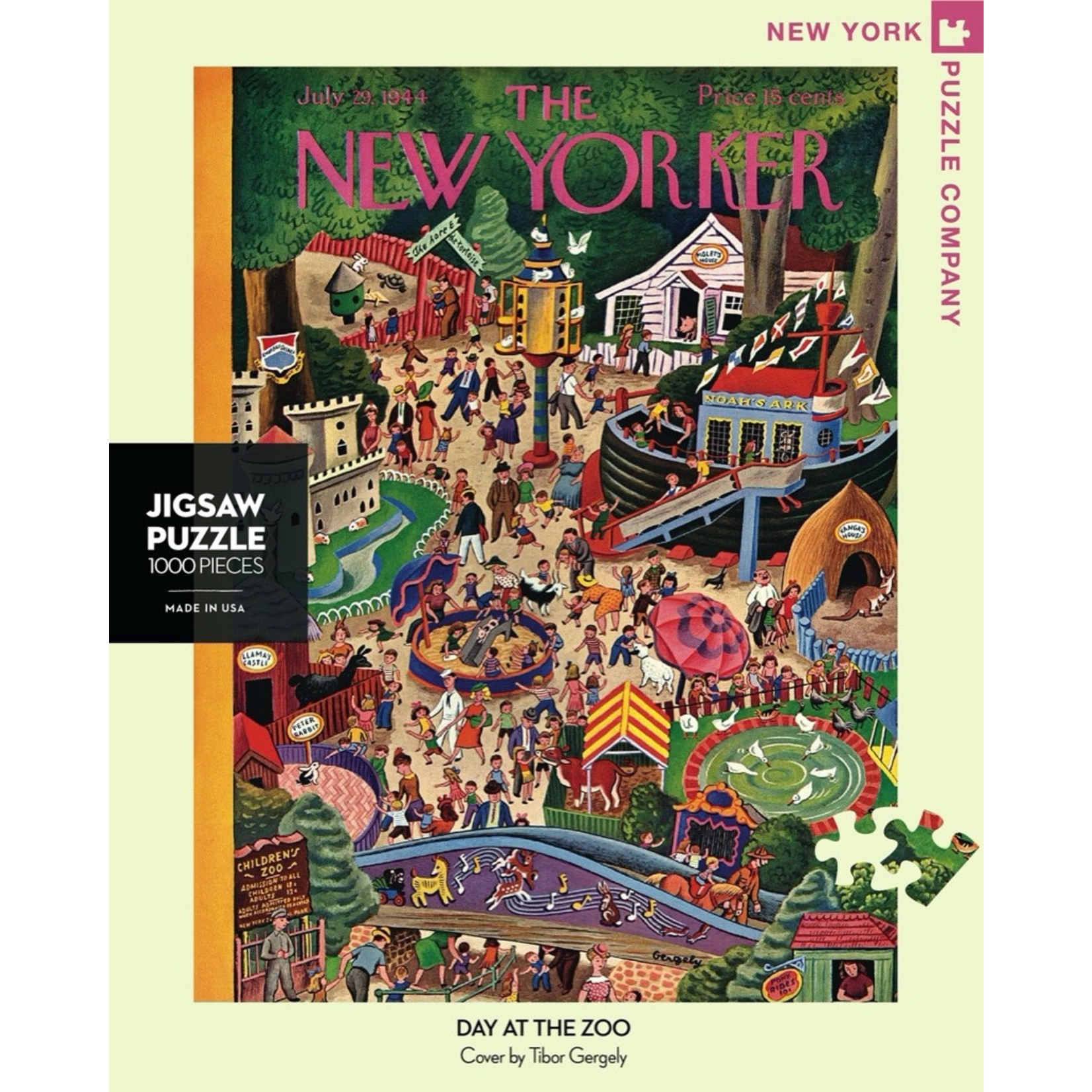 New York Puzzle Co NY: Day at the Zoo 1000pc