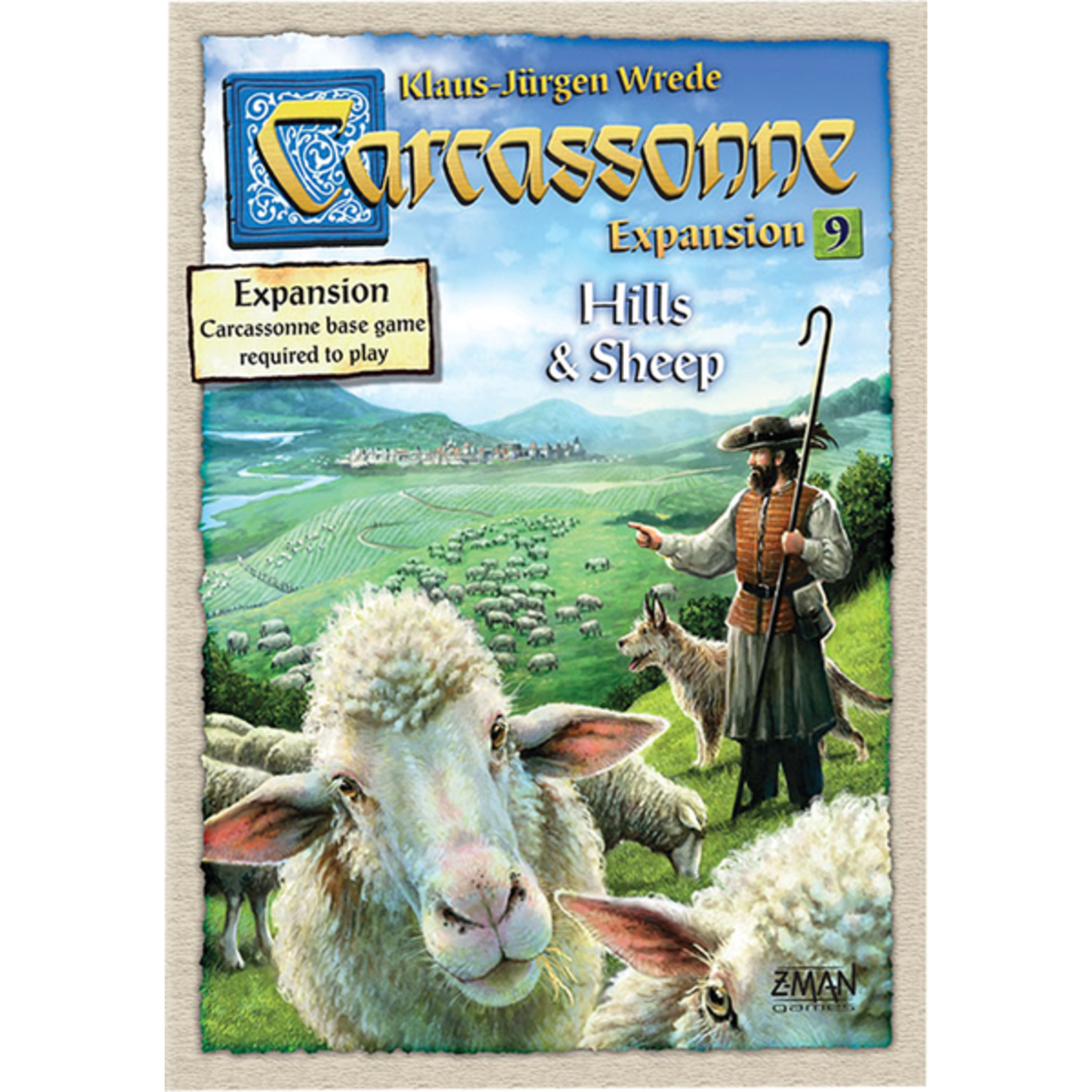 Z-Man Games Carcassonne Exp 9: Hills & Sheep