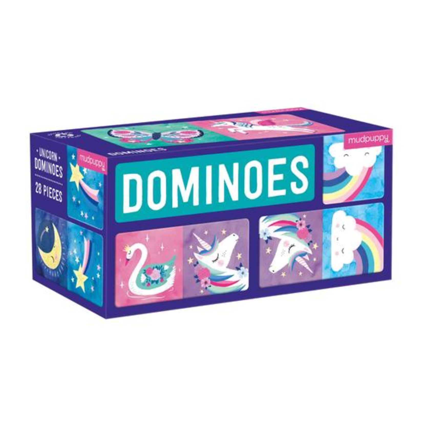 Mudpuppy DOMINOES: Unicorn