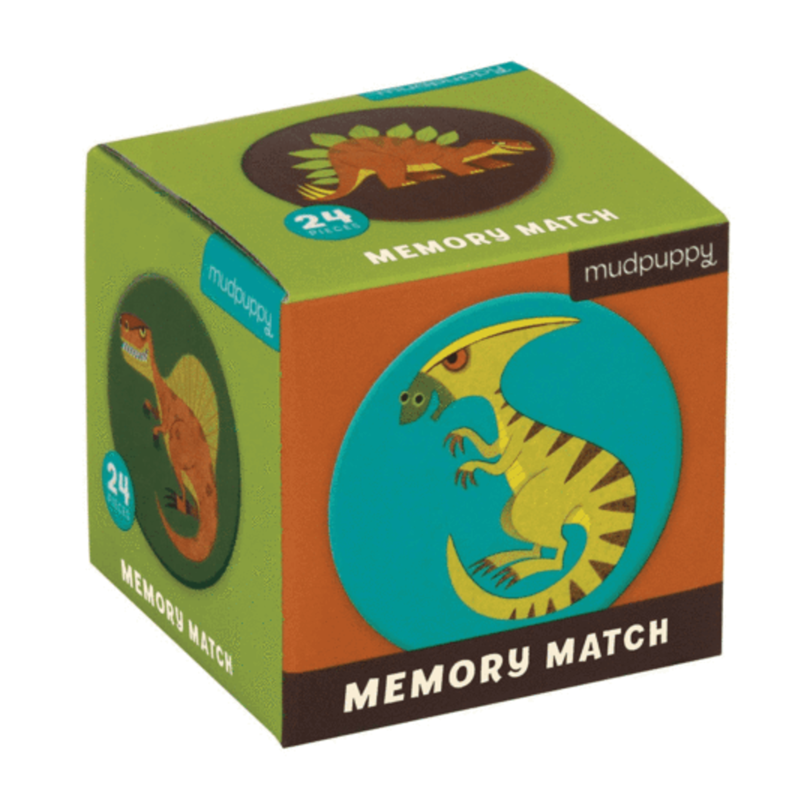 Mudpuppy Memory Match Mini: Mighty Dinosaurs