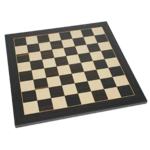 Wood Expressions CHESS BOARD: Black Zebra Wood/Natural (15")