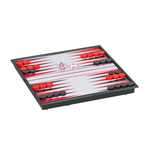 Wood Expressions BACKGAMMON: Magnetic Folding Plastic (8")