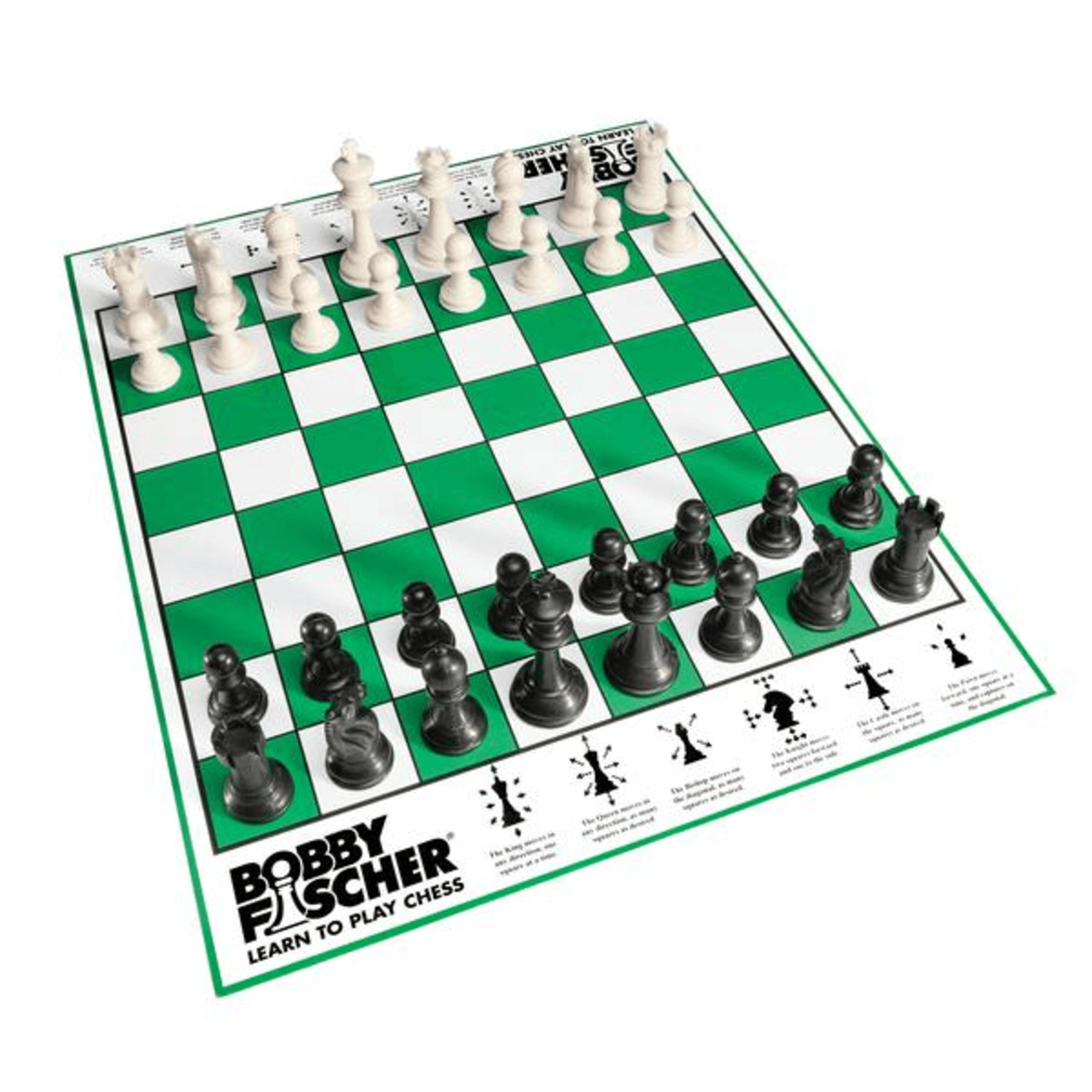 Wood Expressions CHESS SET: Bobby Fischer Learn to Play
