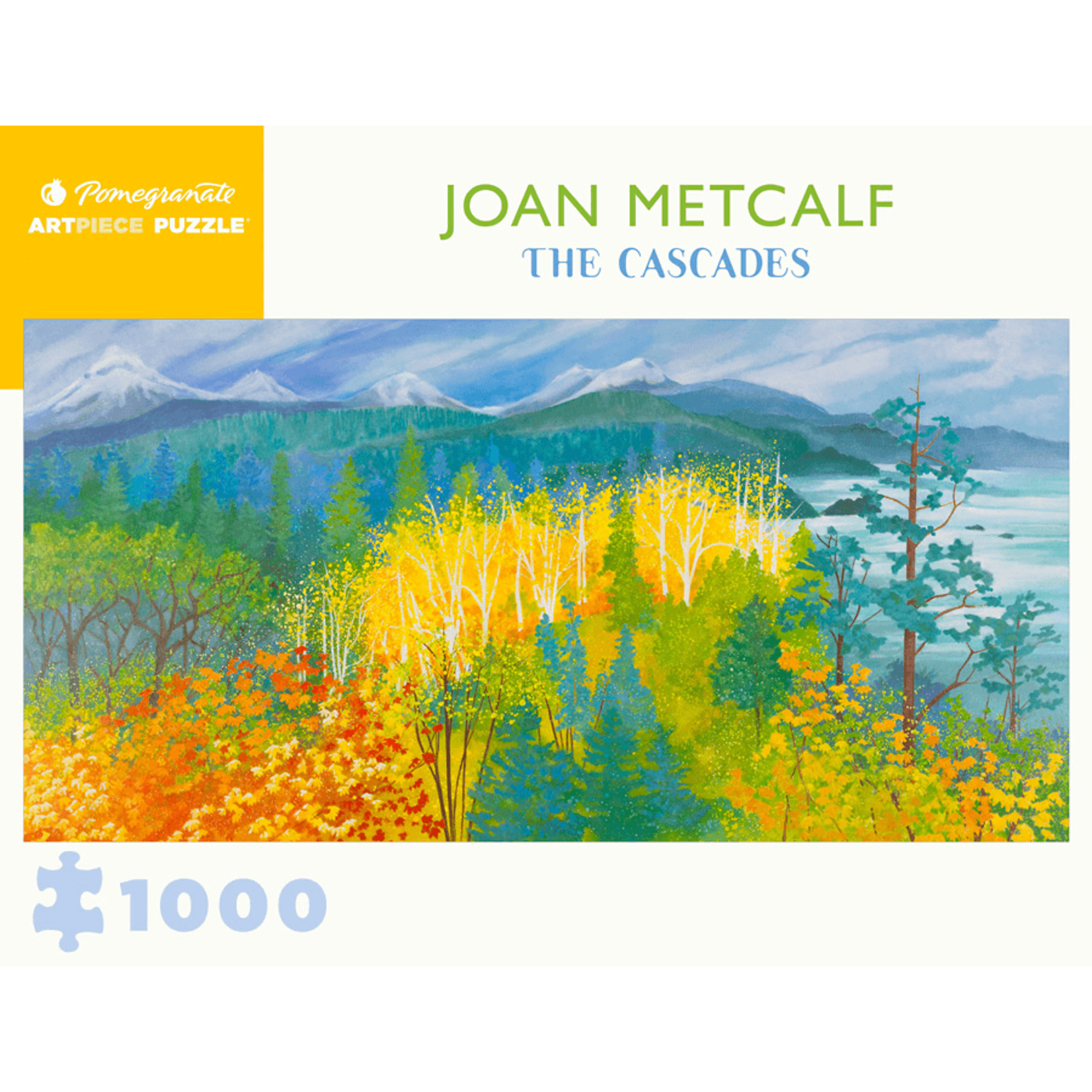 Pomegranate Puzzles The Cascades, J. Metcalf 1000pc
