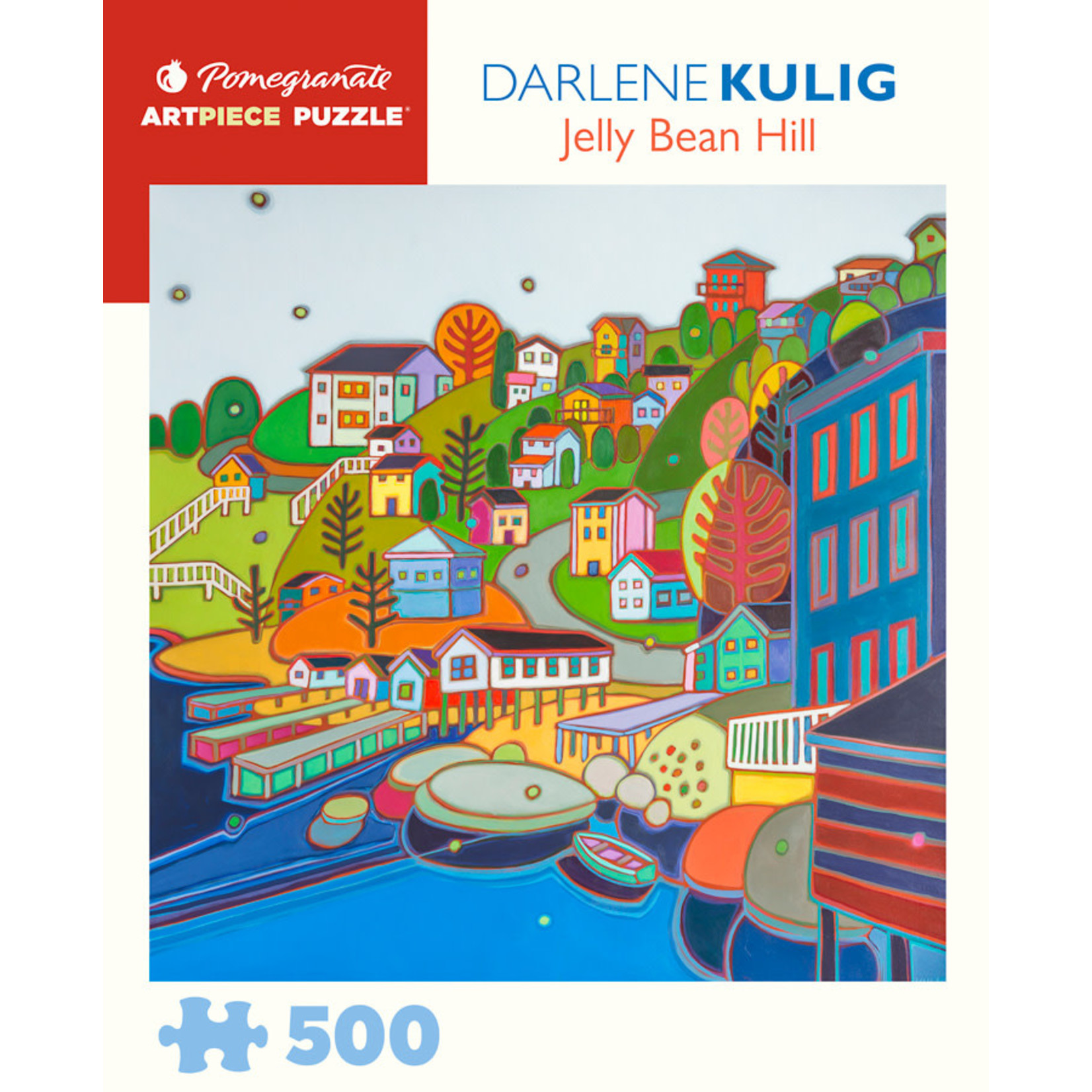 Pomegranate Puzzles Jelly Bean Hill, D. Kulig 500pc