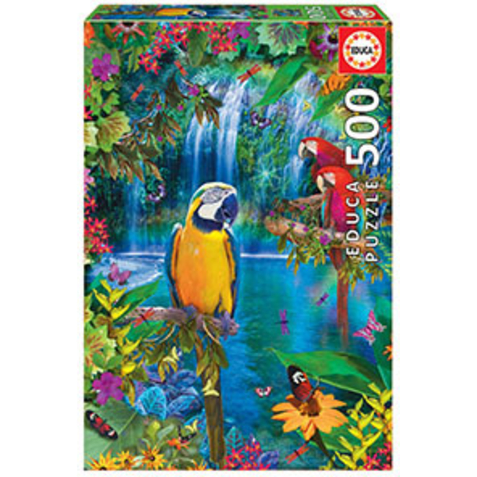 Educa Puzzles Bird Tropical Land 500pc
