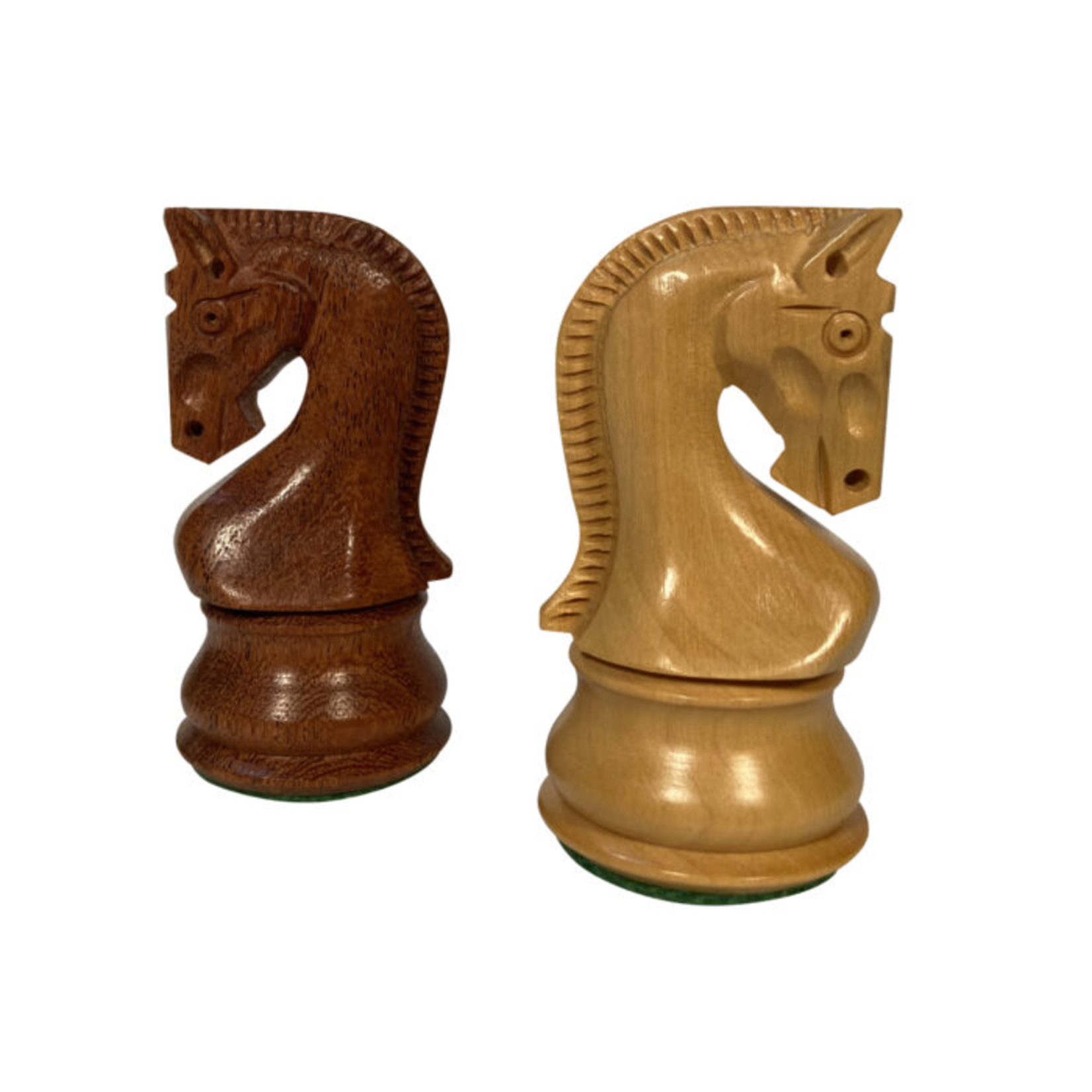 Wood Expressions CHESS MEN: Zagreb - Acacia/Boxwood (3.75")