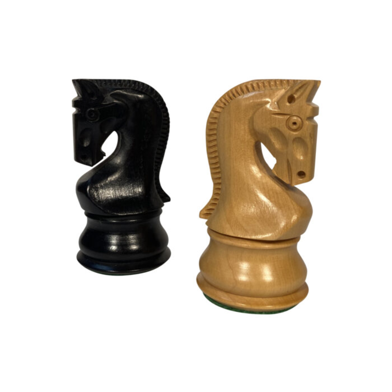 Wood Expressions CHESS MEN: Zagreb - Ebonized/Boxwood (3.75")
